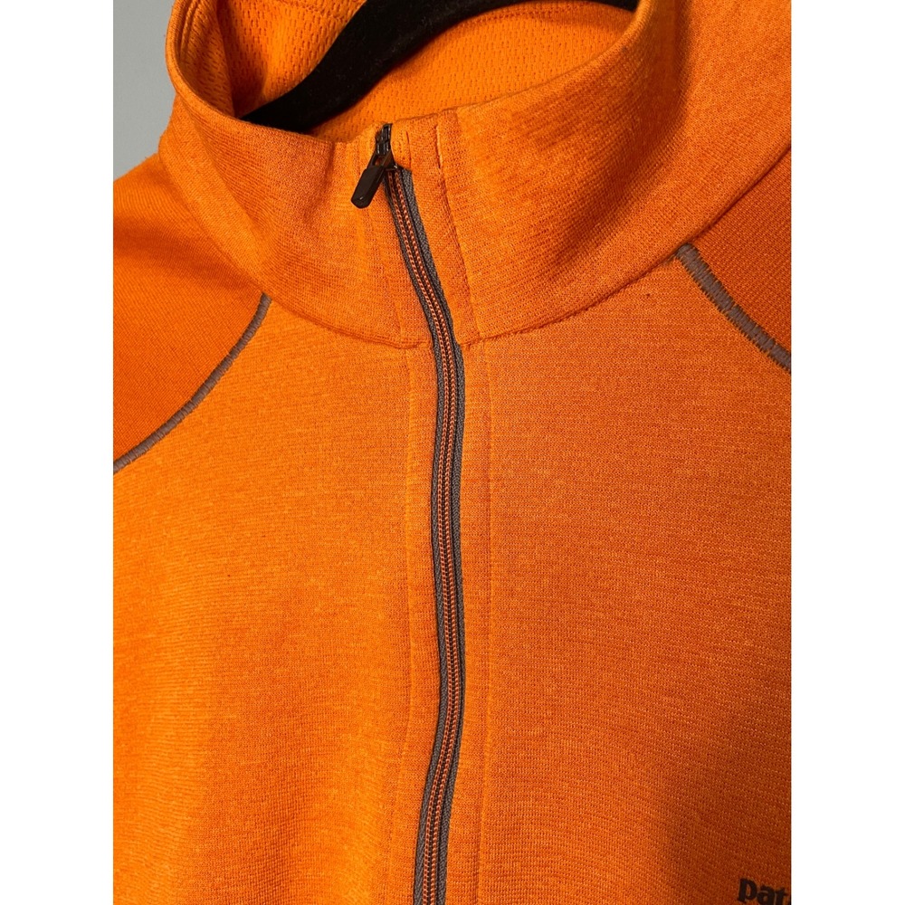 Patagonia Capilene 3 Midweight Mens M Orange Excellent 1/4 Zip Pullover 44441 - Picture 3 of 5